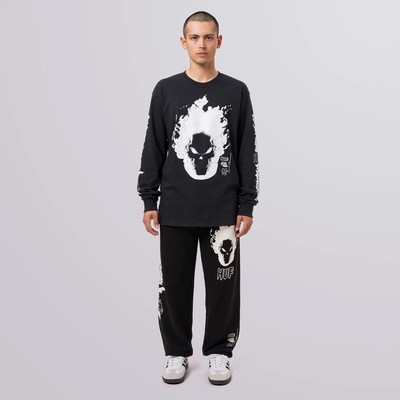 

Мужские флисовые штаны HUF x Marvel Ghost Rider черный/белый, HUF x Marvel Ghost Rider Fleece Pants