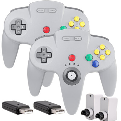 2x Wireless N64 Online Controller for N64, Windows PC iOS Mac Raspberry/ Switch