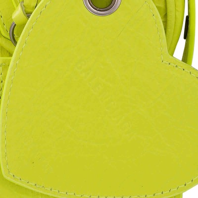 Pre-owned Balenciaga Le Cagole Xs Shoulder Bag In Neon Yellow 6713091vguy7206