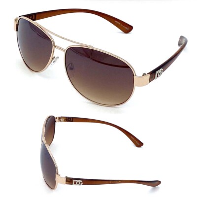Men Women Retro Eyewear Round Pilot Aviator Sunglasses Designer Fashion Shades