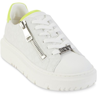 

Женские повседневные и модные кроссовки Matti Ivory DKNY 9 Medium (B,M) BHFO 0900, Ivory/highlighter, Matti