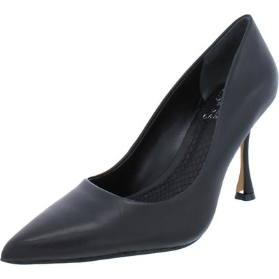 

Черные кожаные туфли-лодочки Vince Camuto Cadie 7.5 Medium (B,M) BHFO 3962, Black baby sheep