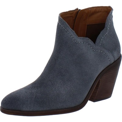 Женские замшевые ботильоны Lucky Brand из лакированной кожи синего цвета, обувь 9 Medium (B,M) BHFO 7739