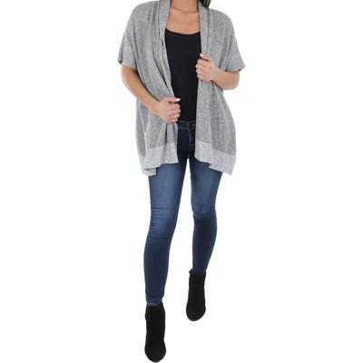

Eileen Fisher Womens Grey Boxy Open Front Cardigan Sweater Jacket  BHFO 0360, Smoke