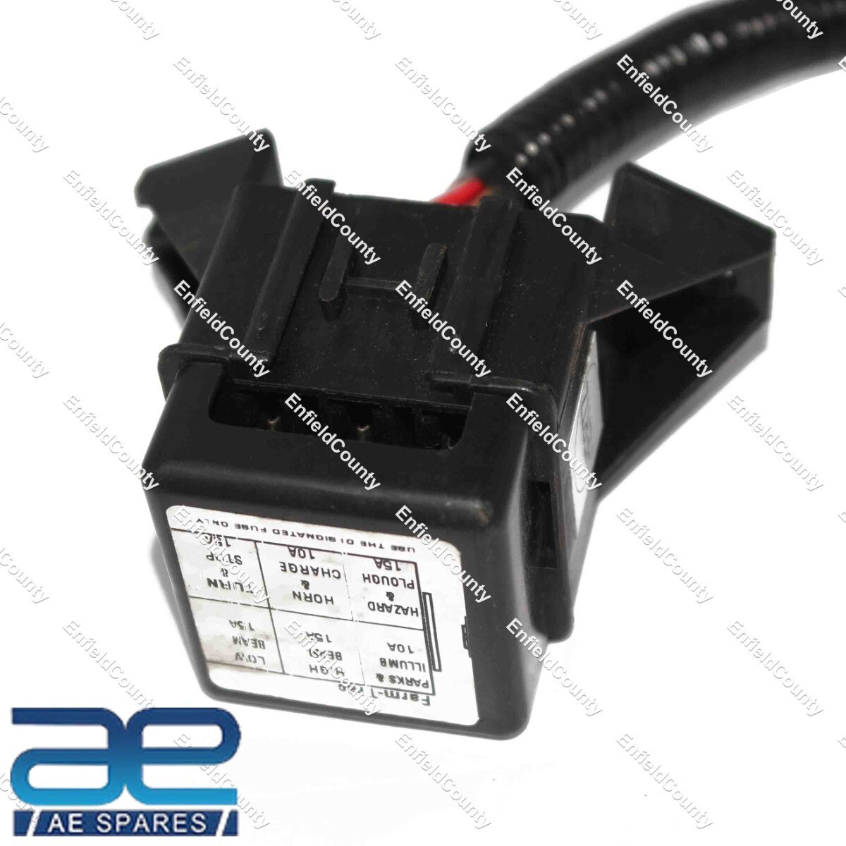 6 way 12 volt blade circuit fuse box block holder For Ford 3600 tractor