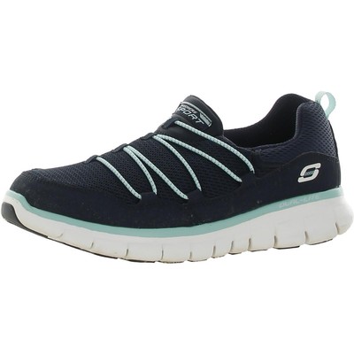 

Skechers Womens Synergy - Слипоны Loving Life 7.5 Medium (B,M) 8166, Navy/light blue
