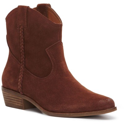 Женские ковбойские сапоги в стиле вестерн Hadrya коричневого цвета от Lucky Brand 9 Medium (B,M) BHFO 3066