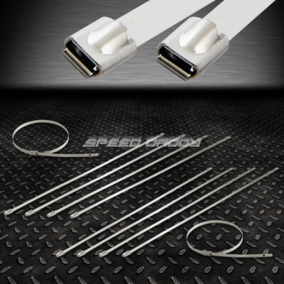 X10 12 300 ММ ШИРИНОЙ 5 ММ ИЗ НЕРЖАВЕЮЩЕЙ СТАЛИ С СЕРЕБРИСТОЙ ЗАСТЕЖКОЙ-МОЛНИЕЙ ВЫХЛОПНОЙ / ТУРБО / ОБМОТКОЙ / ТРУБОЙ