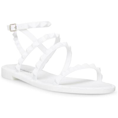 

Женские туфли на плоской подошве Steve Madden Travel White Jelly Flat 7 Medium (B,M) BHFO 9733, Белый