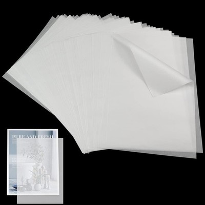 100 Stück Transparentpapier 17g/m², Suofuolef A4 210X 297mm Pauspapier für Sk