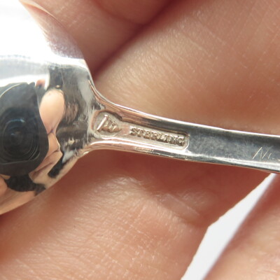 925 Sterling Silver Antique Mechanics Co. Washington D.C . The Capitol Spoon