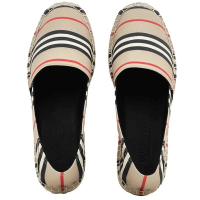 Pre-owned Burberry Archive Beige Alport Icon Espadrilles