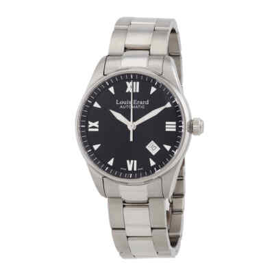 Мужские часы Louis Erard Heritage с автоматическим черным циферблатом 69101AA02.BMA19