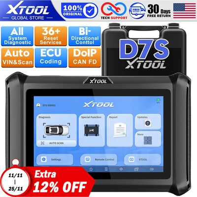 2024 XTOOL D7S Bidirectional Car Diagnostic Tool Full System Scanner CANFD DoIP