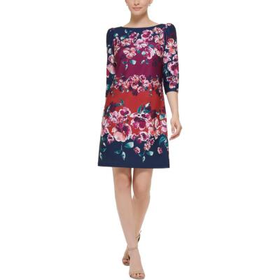 

Свободное женское свадебное мини-платье Jessica Howard BHFO 8288, Navy multi