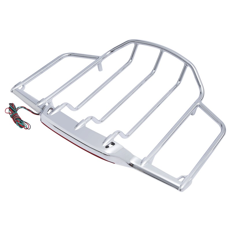 Air Wing Luggage Rack W/LED Light For Harley Davidson Trunk Tour Pak Pack 9313 eBay