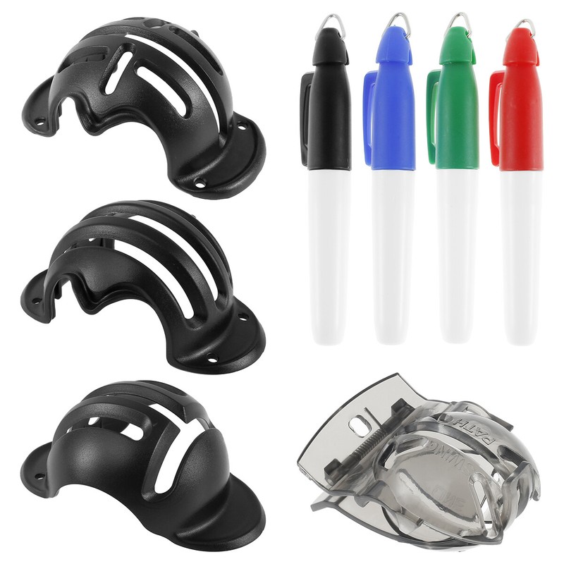 8pcs Golf Ball Line Marker Pen Stencil Marker tTemplate Drawing Alignment .C