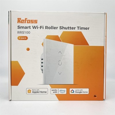 Refoss WLAN Rollladenschalter mit Apple HomeKit, Smart Rolladen Zeitschaltuhr, W