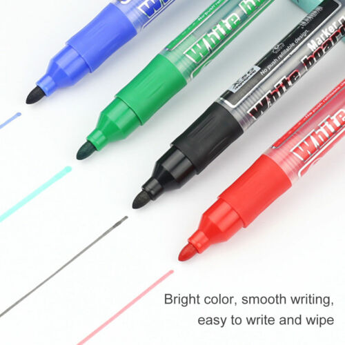 Whiteboard Markers Non-toxic Erasable Mark Pen Painting Replaceable Ink Writing