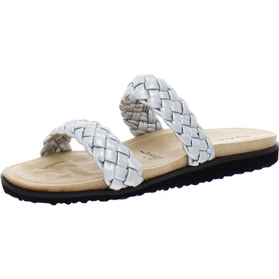 

Женские сандалии-шлепанцы Easy Street Susi Silver, ширина 11 (C, D, W), BHFO 5955, Silver/metallic/woven