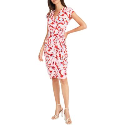 Женское платье из матового джерси с принтом Maggy London с запахом BHFO 2770