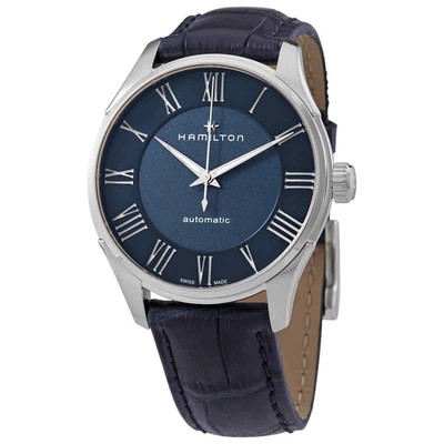 Мужские часы Hamilton Jazzmaster с автоматическим синим циферблатом H42535640