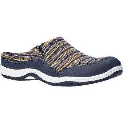 

Easy Street Womens Fleet Comfort Insole Slip-On Sneakers Shoes BHFO 3816, Navy/navy multi, Fleet