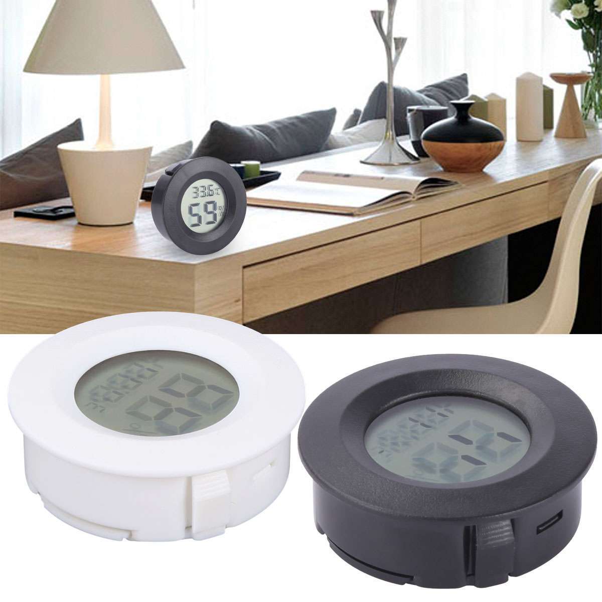 Mini Digital LCD Thermometer Hygrometer Humidity Temperature Meter Indoor Tester