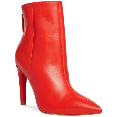

Женские красные замшевые ботильоны Steve Madden Halena, размер 7, средний (B,M) BHFO 0739, Red leather