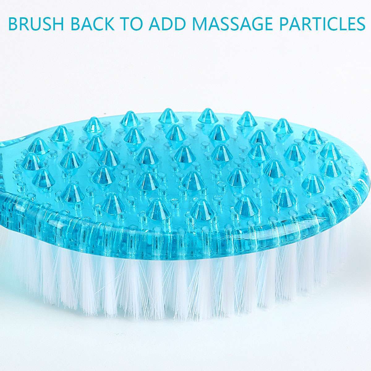 Long Handle Shower Brush - Self Back Scrubber Body Exfoliator for Bath Brushes