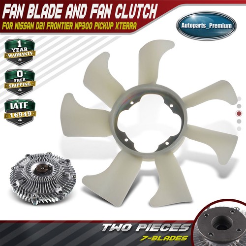Fan Blade+Fan Clutch for Nissan D21 9094 Frontier 9804 Pickup 1995