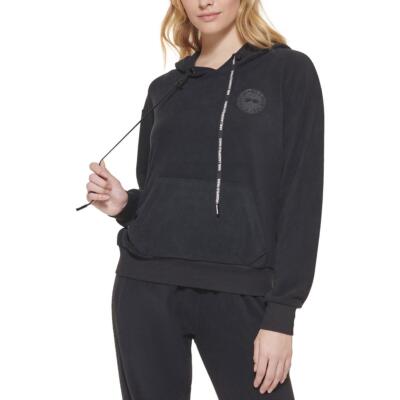 

Karl Lagerfeld Paris Женская мягкая уютная толстовка с капюшоном из микрофлиса Loungewear BHFO 9136