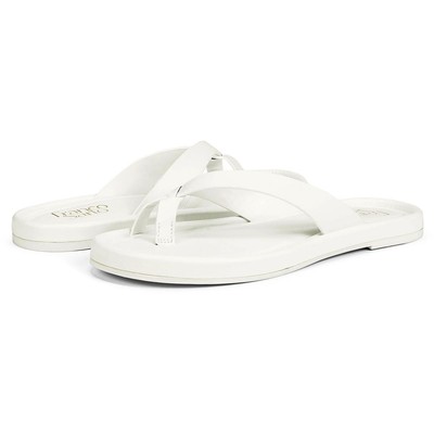 Женские босоножки на плоской подошве Franco Sarto Oren, белые, 8 средних размеров (B,M), BHFO 4060