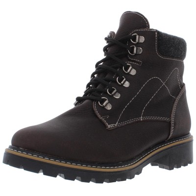 Повседневные кожаные ботинки Martino Womens Penny Brown шириной 6,5 см (C, D, W) BHFO 7017