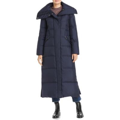 Cole Haan Womens Maxi Long Casual Puffer Coat Верхняя одежда BHFO 6579