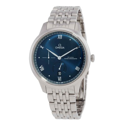 Мужские часы Omega De Ville с автоматическим синим циферблатом 434.10.41.21.03.002