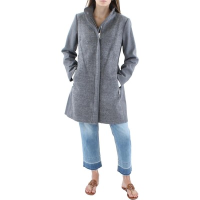 

Vince Camuto Womens Grey Wool Midi Dressy Wool Coat Верхняя одежда  BHFO 1953, Medium grey