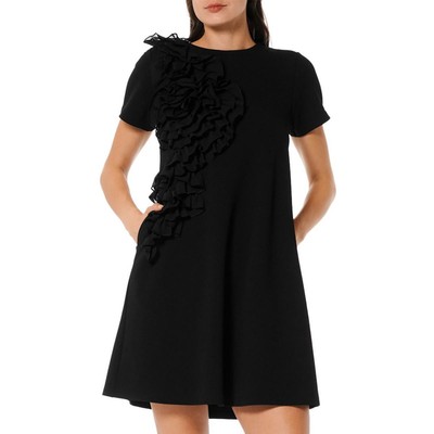 Женское черное мини-платье-сорочка Gracia для подводного плавания с коротким рукавом S BHFO 8356