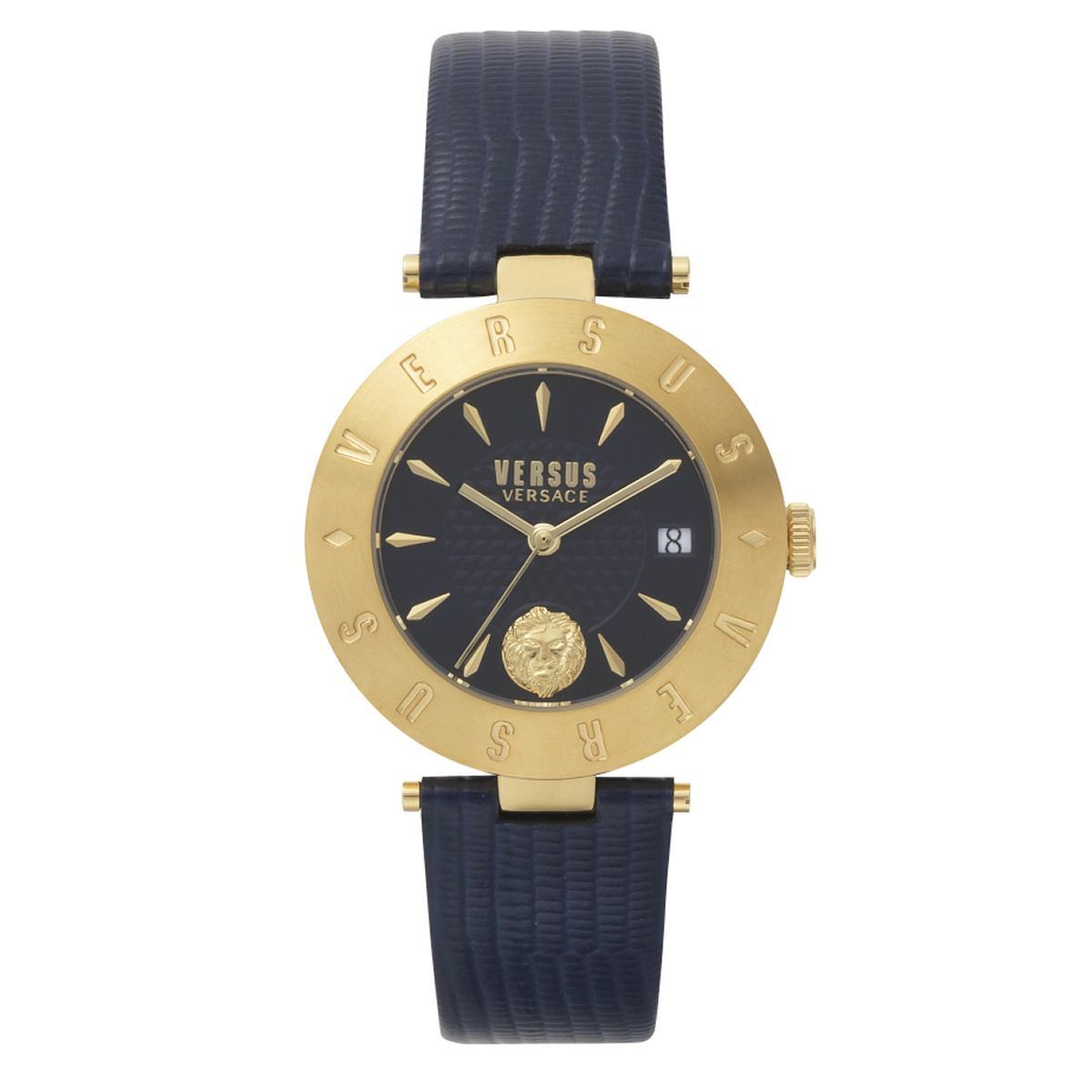 Versace Ladies Watch Wristwatch Leather Safety Pin VEPN00420