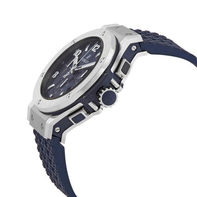 Pre-owned Hublot Big Bang Chronograph Automatic Blue Dial Men's Watch 301.sx.710.rx