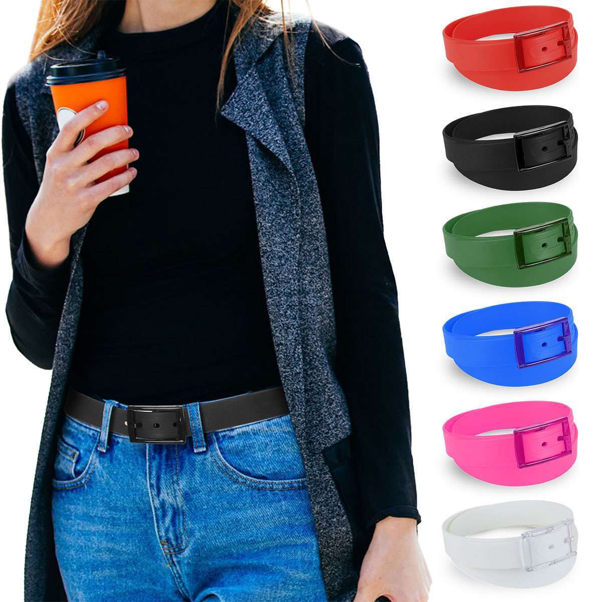 Baseball Softball Jelly Belt Buckle