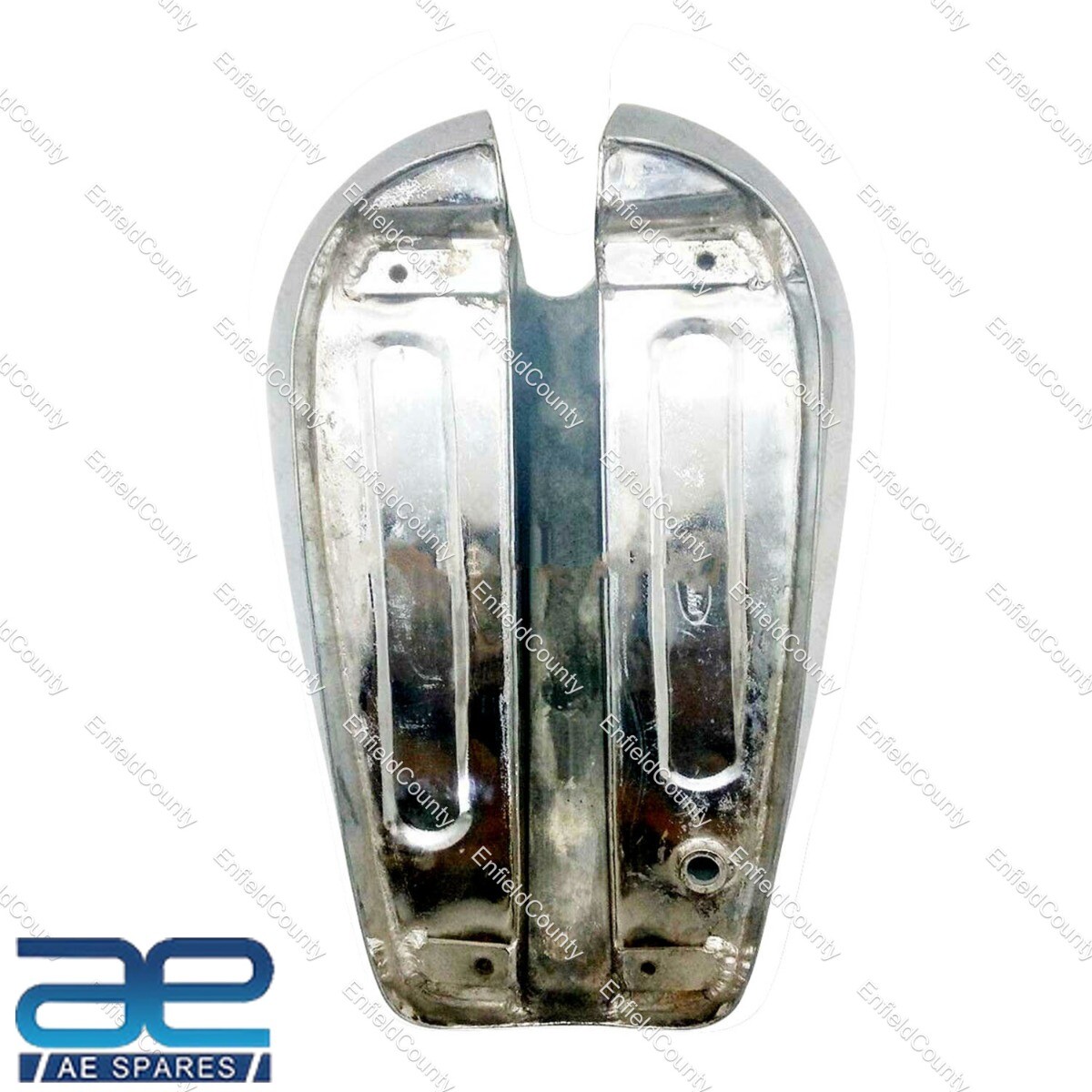 PETROL FUEL GAS TANK CHROME Plated FOR ARIEL RED HUNTER NH 350 1956