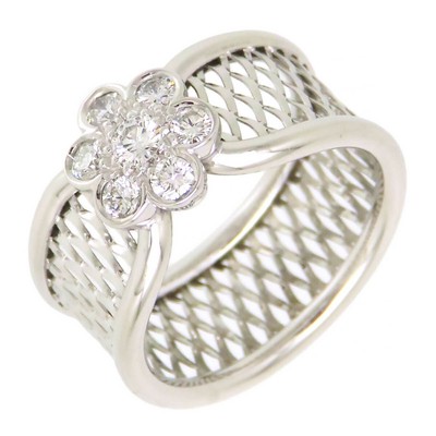 Van Cleef & Arpels Mantini Diamond Ring #12 750 K18WG P0016178