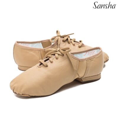 Sansha JS1Lco TIVOLI Jazz Dance Shoes - High-Quality Leather, Comfortable Fit
