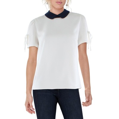 

Женская офисная блузка CeCe цвета слоновой кости с воротником  BHFO 2803, Soft ecru