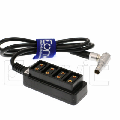 ARRI Camera 2 Pin - 4 Way Female D-tap Splitter Power Converter Cable