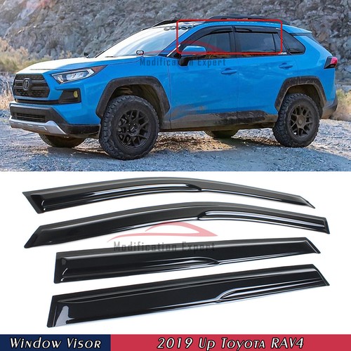For 2019-2025 Toyota RAV4 JDM 3D Wavy Mugen Style Window