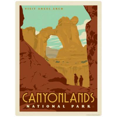 Canyonlands National Park Utah Angel Arch Decal Peel and Stick