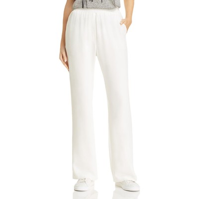 

Спортивные брюки без застежек Aqua Womens Tonal White Wide Leg Track  BHFO 3513, Белый