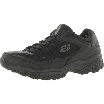Мужские кроссовки Skechers After Burn Black Casual Shoes 11,5 Medium (D) BHFO 8955, Черный